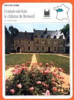 41 COUTURE SUR LOIR CHATEAU DE RONSARD Loir Et Cher  PAYS DE LOIRE  Géographie Fiche Illustrée Documentée - Géographie