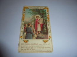 Les Délices De Jésus Image Pieuse Religieuse Holly Card Religion Saint Santini Sainte Sancte Sancta Santa - Andachtsbilder