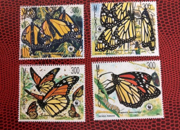 MEXICO 1988 WWF 4v Neuf MNH ** Mi 2095 / 2098 Mariposa Butterfly Borboleta Schmetterlinge Farfalla - Ungebraucht