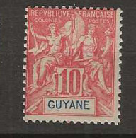 1900 MNH Guyane Yvert 44 Postfris** - Neufs