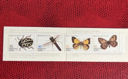 PORTUGAL 1985 4v Neuf MNH ** Mi 369 /72 Bugs Insectes  Farfalle Papillons Butterflies Mariposas Schmetterlinge AZOREN - Autres & Non Classés
