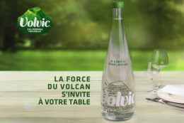 CPM - L - PUY DE DOME - VOLVIC - EAU MINERALE NATURELLE - LA FORCE DU VOLCAN S'INVITE A VOTRE TABLE - Volvic