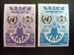 L 59 LIBIA 1960 / AÑO DEL REFUGIADO - WORLD REFUGEE YEAR / YVERT 32- 33 MNH - Flüchtlinge