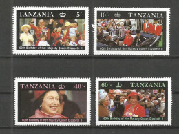 TANZANIE - N° 317 à 320 ** Elizabeth II - Royalties, Royals