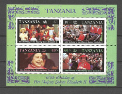 TANZANIE - B.F. N° 52 ** Elizabeth II - Familles Royales