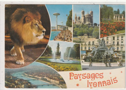188 DEPT 69 : édit. J Cellard N° 114 : Paysages Lyonnais " Multivues " - Autres & Non Classés