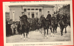 VBA-16  Genève Occupation Des Frontières 1914-1915. Général Wille Devant Musée Rath.  Jaeger 33 NC - Genève