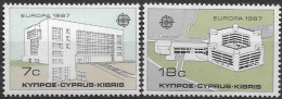 Chipre  677/678 ** MNH. 1987 - Ungebraucht