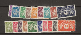 1945 MNH Guyane  Yvert 182-200 Postfris** - Ungebraucht