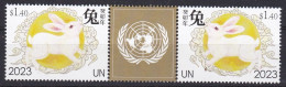 United Nations ONU New York 2023 Lunar Rabbit Mnh - Ungebraucht