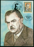 Mk Austria Maximum Card 1988 MiNr 1941 | Birth Centenary Of Dr. Leopold Schönbauer,neurosurgeon And Politician #max-0149 - Maximum Cards