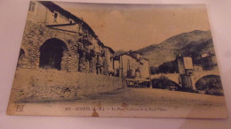 06.  277 SOSPEL. La Place Gallone Et Le Pont Vieux 1925 - Sospel