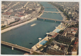 191 DEPT 69 : Lyon Perspective Sur Les Ponts Du Rhône : édit. La Cigogne N° 69.123.158 - Other & Unclassified