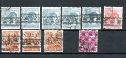Allemagne Lot 9 - BIZONE- 10 Timbres Avec Doubles - Used
