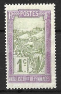 MADAGASCAR...." 1908..".....1c.........SG53a.........MH. - Nuevos