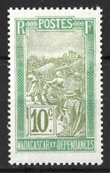 MADAGASCAR...." 1908..".....10c.........SG91.........MH. - Unused Stamps