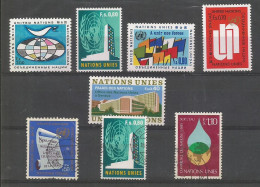 NATIONS UNIES - GENEVE - Lot De 5 Timbres ** (MNH) + 3 Timbres Oblitérés - Other & Unclassified