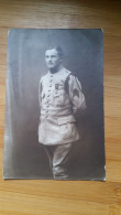 CARTE  PHOTO  SOLDAT  Du 46 Eme R. ARTILLERIE  WW1 MEDAILLE CROIX  DE GUERRE - 1914-18