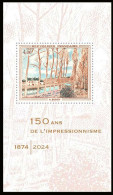 Timbre Issu Du Bloc Feuillet Spécial Paris-Philex 2024 - 150 Ans De L'Impressionnisme - Avec Texte - Impressionisme