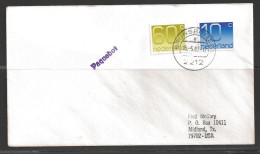 1987 Paquebot Cover, Netherlands Stamp Mailed In Brunsbuttel, Germany - Covers & Documents