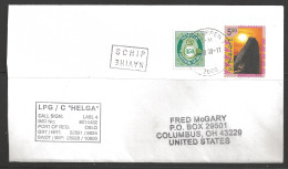2000 Paquebot Cover, Norway Stamp Used In Antwerp, Belgium - Lettres & Documents