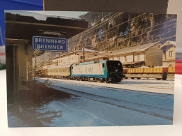 Foto Stazione Del Brennero ,paesaggio Imbiancato, Treno - Bolzano