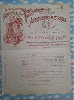 PUBLICITE POUR LES AVERTISSEURS ELECTRIQUES A.L ANTI CAMBRIOLAGE CAMBRIOLEUR - Advertising