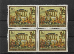 LIECHTENSTEIN    660 X 4  **    NEUFS  SANS  CHARNIERE - Unused Stamps