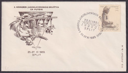 .Yugoslavia, 1963-11-25, Croatia, Split, Congress Of The Traffic Directorate, Special Postmark & Cover - Other & Unclassified