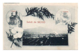 ITALIA - SCHIO (vicenza) - Saluti Da Schio, Vedutine, Viag.1917- LUG 2022-41 - Vicenza