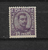 ISLANDE   89  *    NEUFS  AVEC CHARNIERE - Unused Stamps