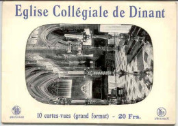 EGLISE COLLEGIALE DE DINANT - POCHETTE INCOMPLETE - 5 CARTES Sur 10 - Other & Unclassified