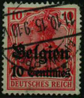 BES 1WK LP BELGIEN Nr 3 Gestempelt X0E9026 - Besetzungen 1914-18