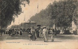 P 6-47- Agen -promenade Du Gravier Tres Belle Cpa Tres Animé Enfants Et Le Kiosque - Agen