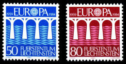 LIECHTENSTEIN 1984 Nr 837-838 Postfrisch S30BC2A - Unused Stamps