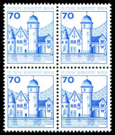 BERLIN DS BURGEN U. SCHLÖSSER Nr 538 Postfrisch VIERERB X1AEDBA - Unused Stamps