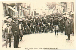 13 ROQUEVAIRE Course Cycliste   Trophee Des Galeries De Paris  REIMPRESSION CPA EB 1970 - Andere & Zonder Classificatie