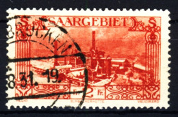 SAARGEBIET 1926 Nr 119 Gestempelt X3BEE5E - Used Stamps