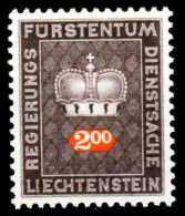LIECHTENSTEIN DIENST Nr 56 Postfrisch S7E7772 - Dienstmarken