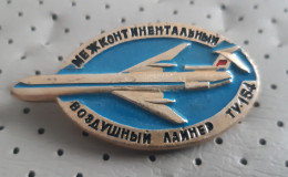 AEROFLOT Tupolev Tu 154 Airlines Airplain Aviation, Plane Russia CCCP Pin - Aerei