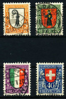 SCHWEIZ PRO JUVENTUTE Nr 185-188 Gestempelt X4C6596 - Used Stamps