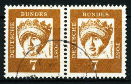 BRD DS BED. DEUT. Nr 348y Gestempelt WAAGR PAAR X580BFA - Used Stamps