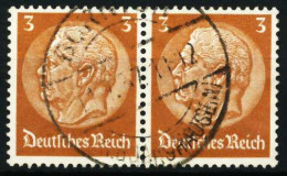 3. REICH 1933 Nr 513 Zentrisch Gestempelt WAAGR PAAR X5D25D2 - Used Stamps