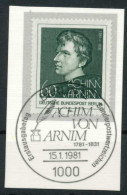 BERLIN 1981 Nr 637 Gestempelt Briefstück Zentrisch X62117E - Gebraucht
