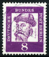 BERLIN DS BED. DEUT. Nr 201 Gestempelt X636CC2 - Gebraucht