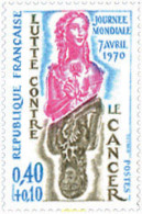122182 MNH FRANCIA 1970 DIA MUNDIAL DE LA LUCHA CONTRA EL CANCER - Ohne Zuordnung