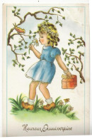 415 - Fillette - Heureux Anniversaire - Kinder-Zeichnungen