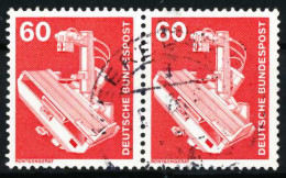 BRD DS INDUSTRIE U. TECHNIK Nr 990 Gestempelt WAAGR PAAR X66819E - Used Stamps