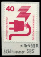 BRD DS UNFALLV Nr 699ARa Ungebraucht X67B406 - Unused Stamps