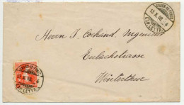 SCHWEIZ 1907 Nr 98 BRIEF EF X6B6AEA - Lettres & Documents